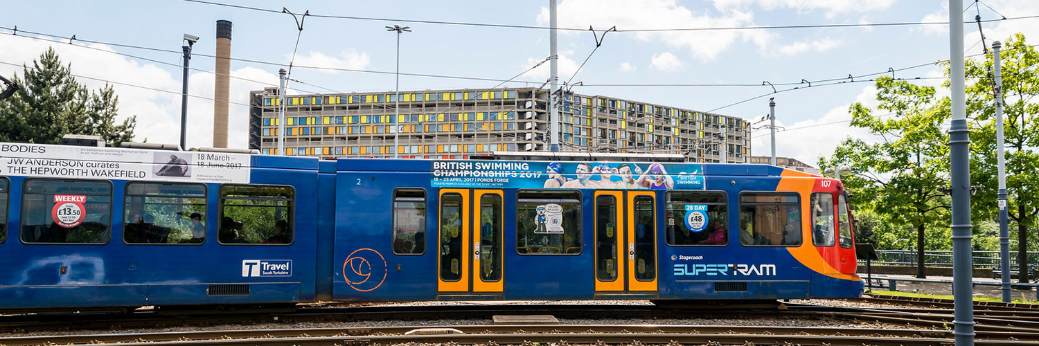 Supertram on tracks