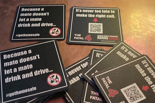 Coasters - Get Home Safe Campaign