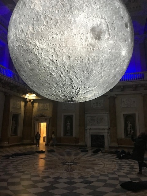 Museum of the Moon by Luke Jerram - Measuring seven metres in diameter, the moon features detailed NASA imagery of the lunar surface.