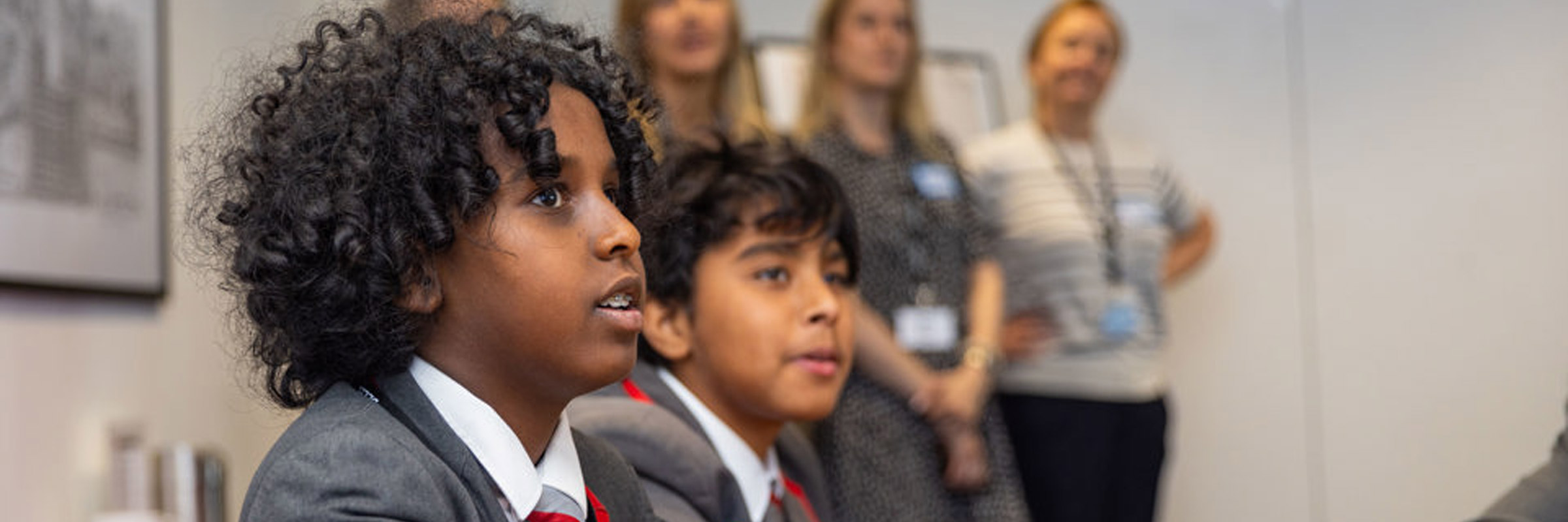 Children in classroom