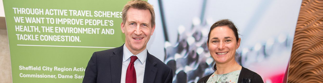 Mayor and Dame Sarah Storey