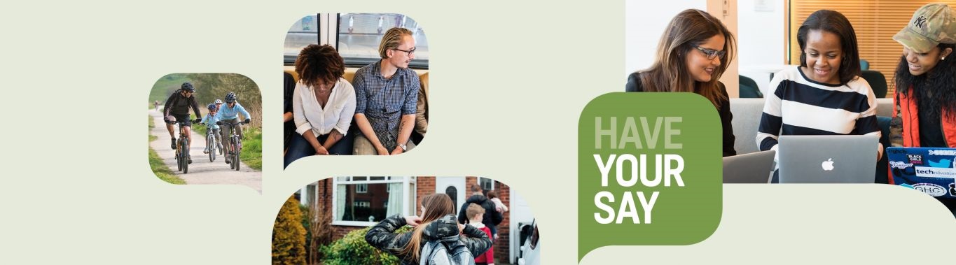 Have your say with images of people sat in groups