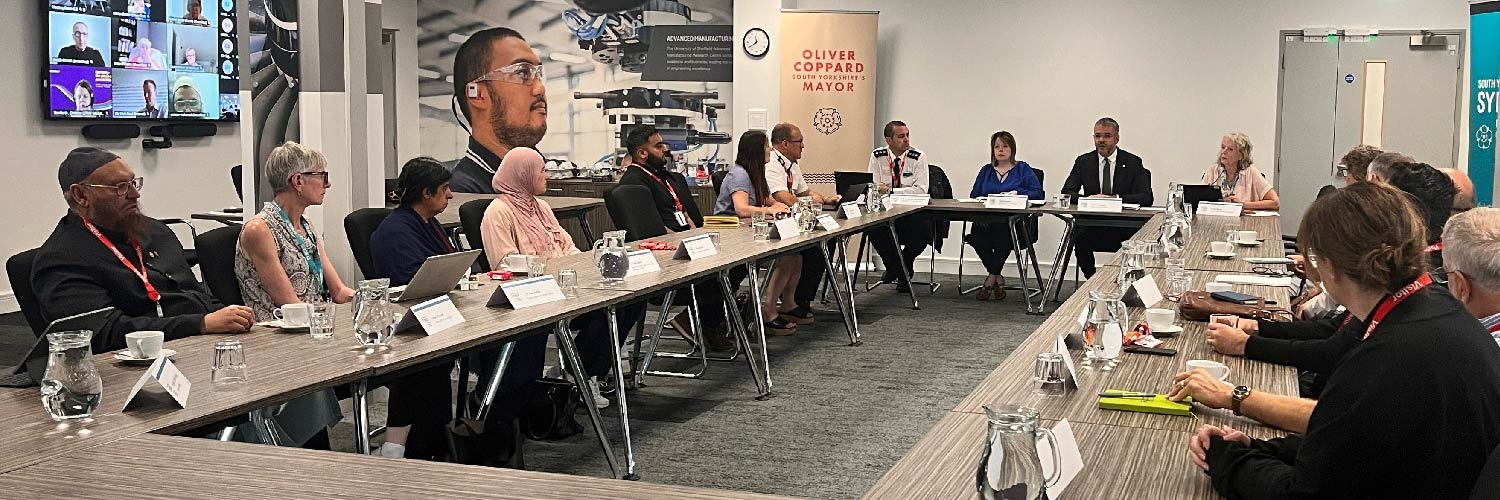 Statement on faith leaders meeting convened by South Yorkshire’s Mayor, Oliver Coppard