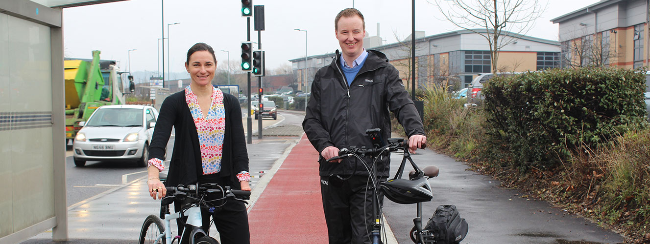 Dame Sarah Storey and Cllr Read