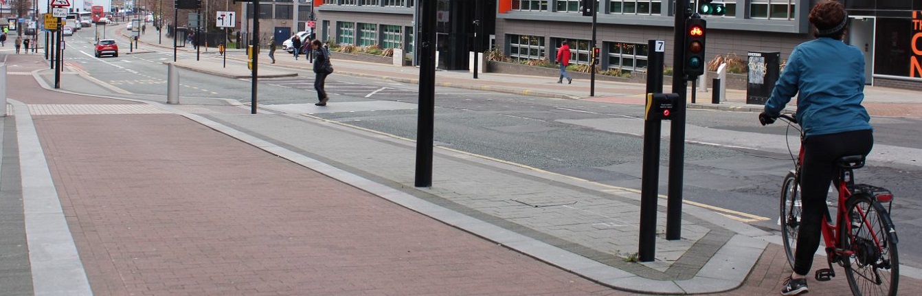 Sheffield cycling route