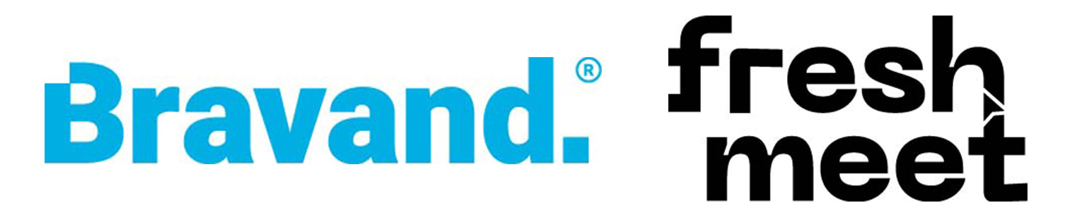 Bravand and Fresh meet logos