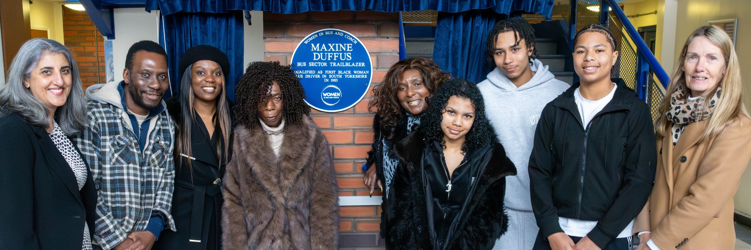 Blue Plaque Unveiled for South Yorkshire’s First Black Woman Bus Driver