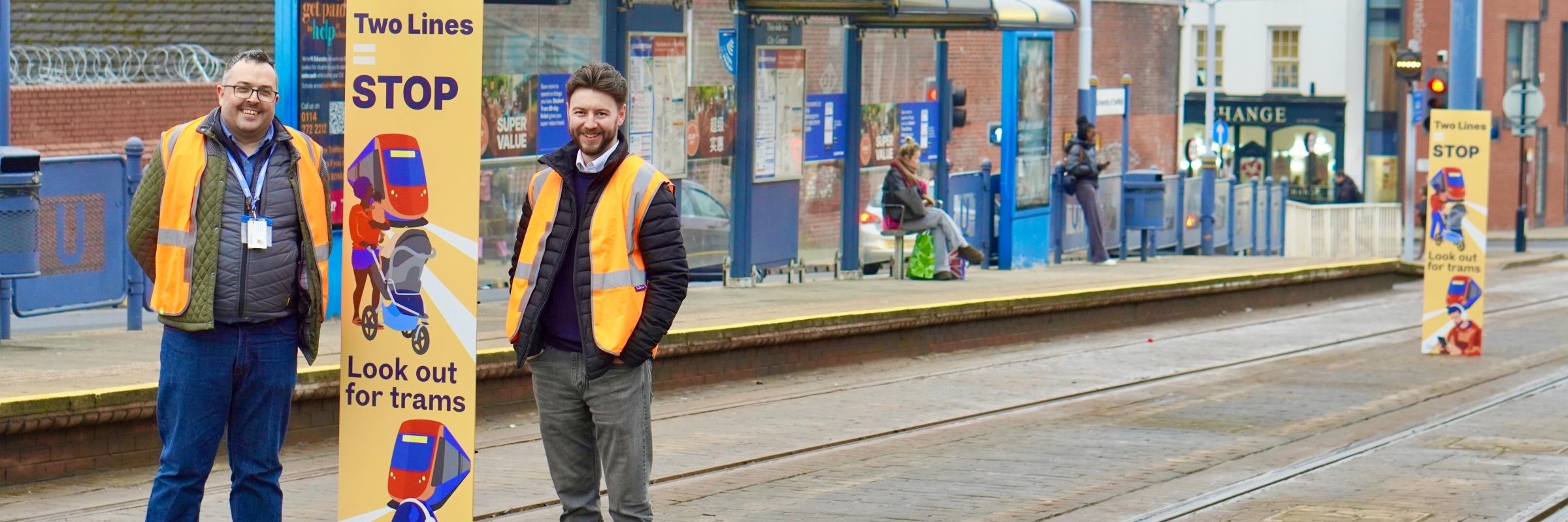 Supertram launches “TWO Lines = STOP!” safety campaign in partnership with LRSSB