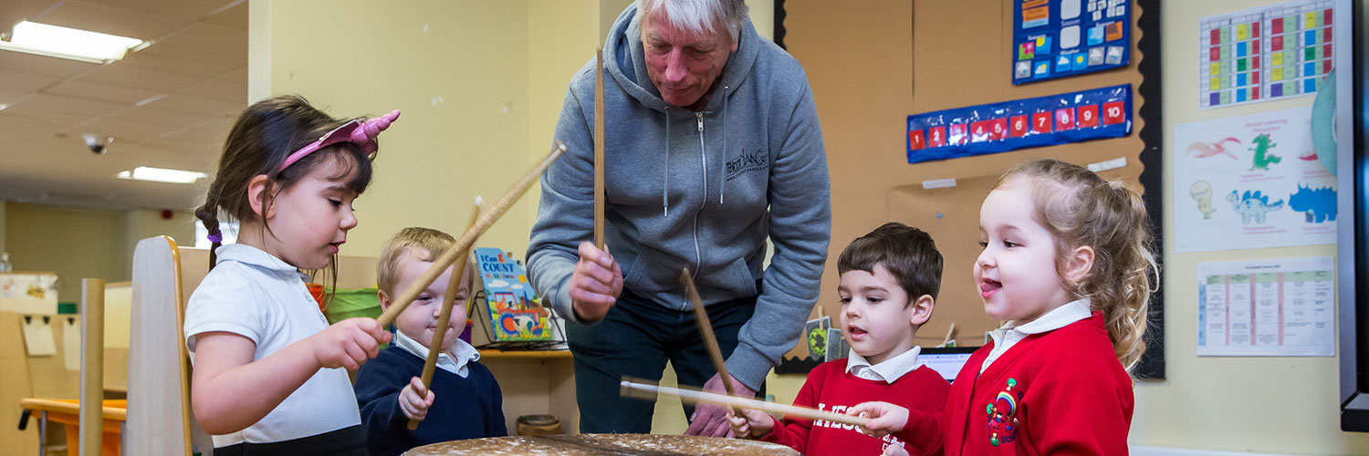 Children in a classroom setting