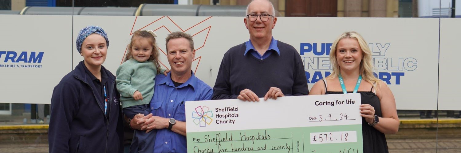 South Yorkshire Supertram raises over £570 for Sheffield Hospitals Charity after launch of new initiative ‘Tramendous Together’