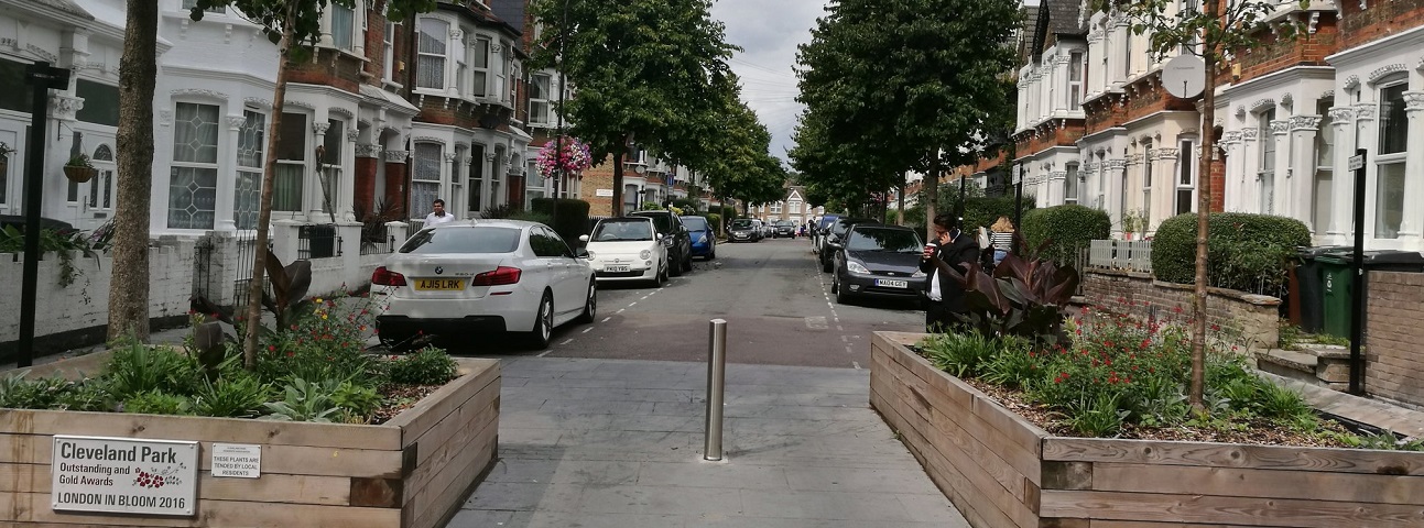 active neighbourhood street