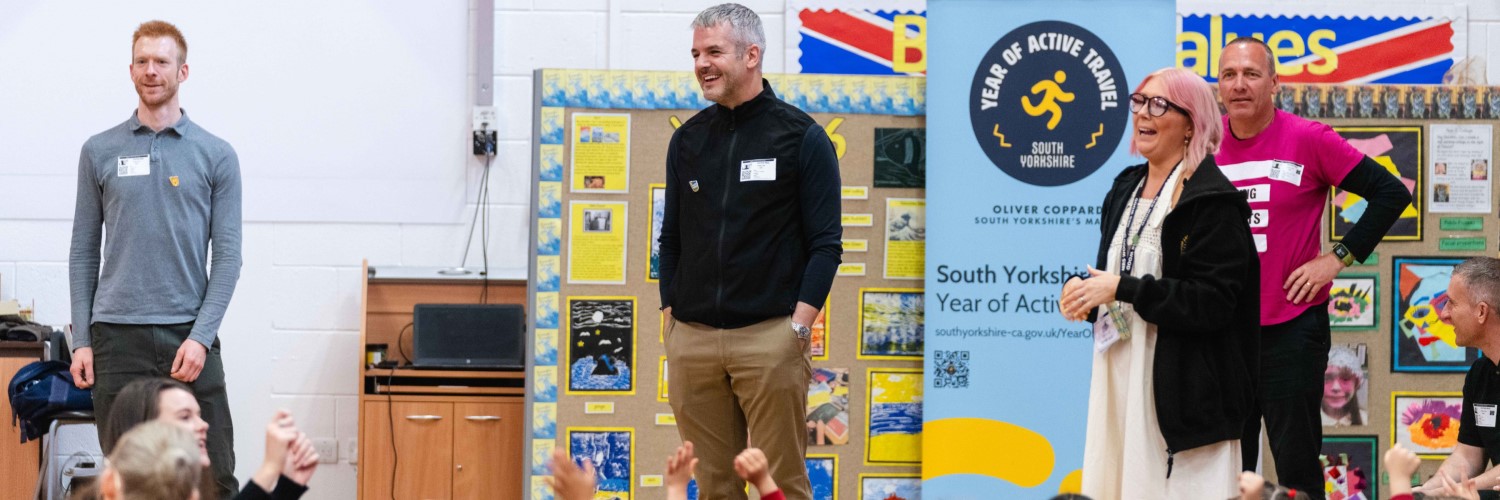 South Yorkshire’s Mayor announces Walk and Wheel challenge for schools 