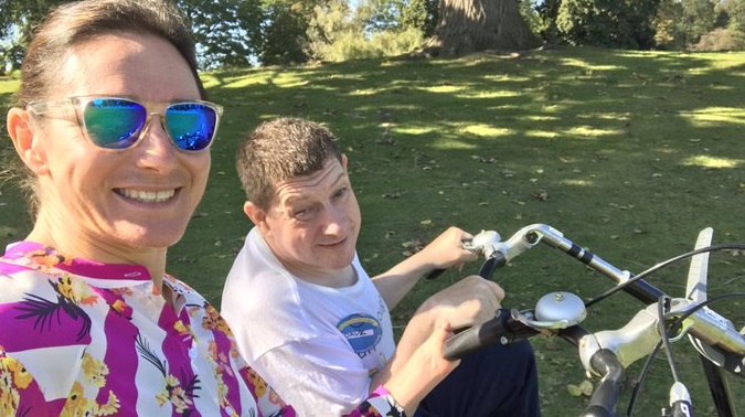 Sarah and Dave at Cycling for All