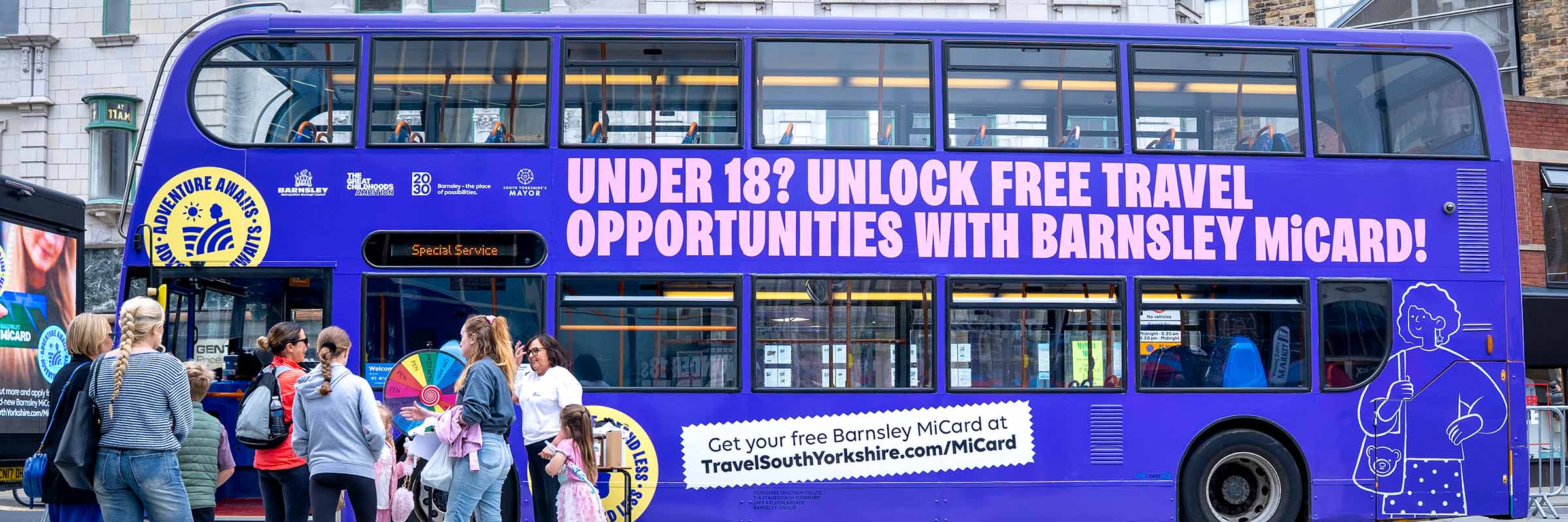 Barnsley MiCard enables 1 million free bus journeys for children and young people